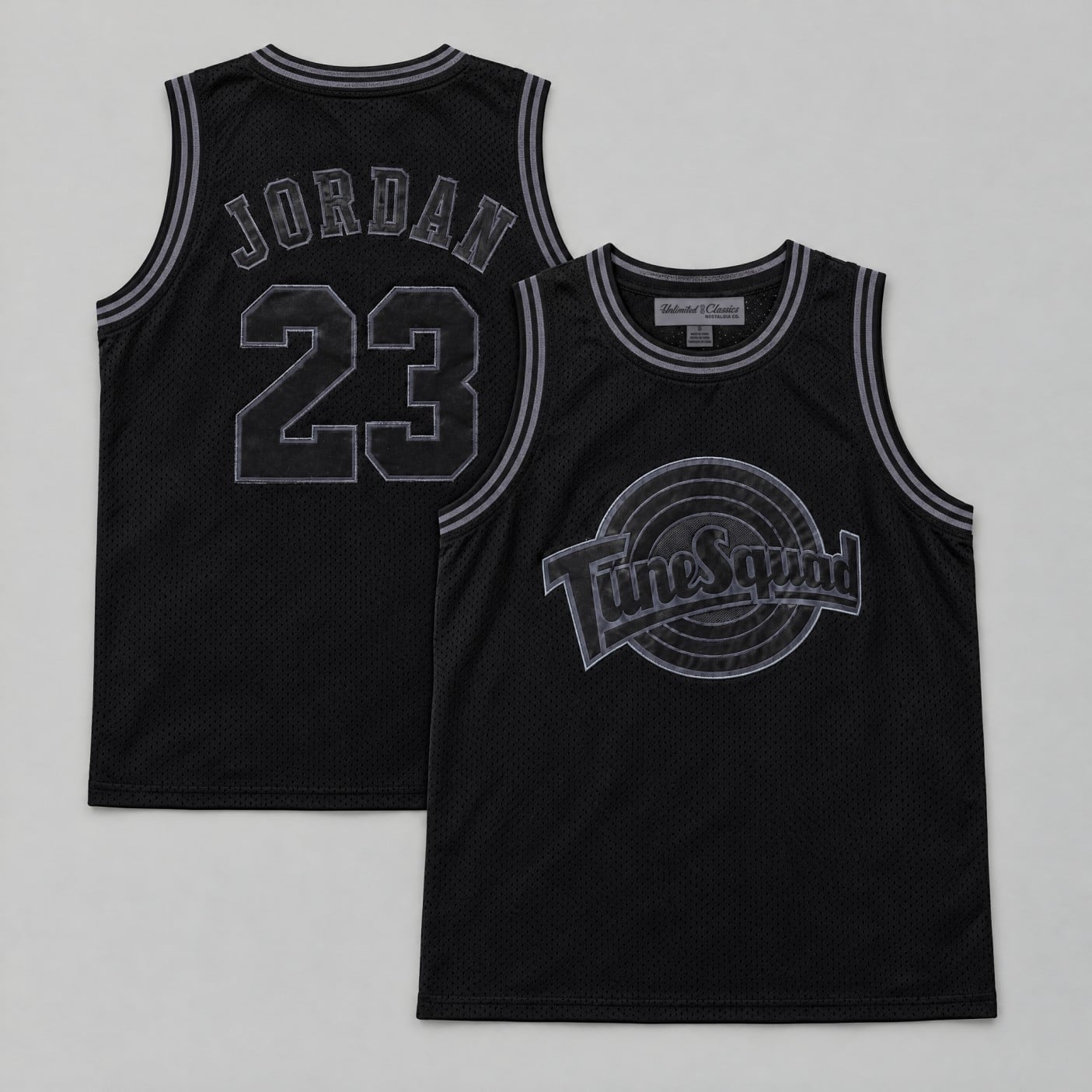 Michael Jordan #23 Space Jam Tune Squad All Black