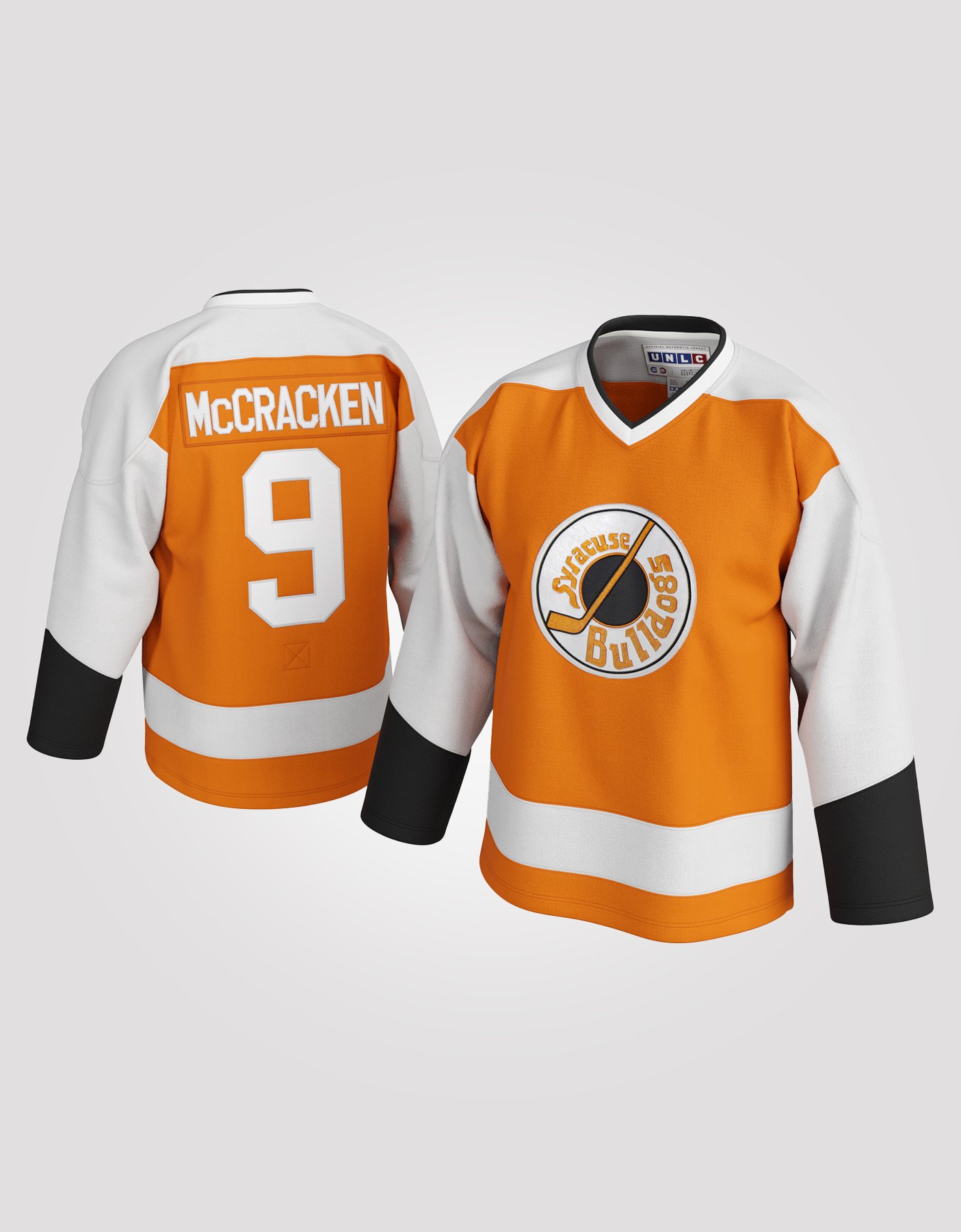 Tim Dr. Hook McCracken #9 Slapshot Syracuse Bulldogs