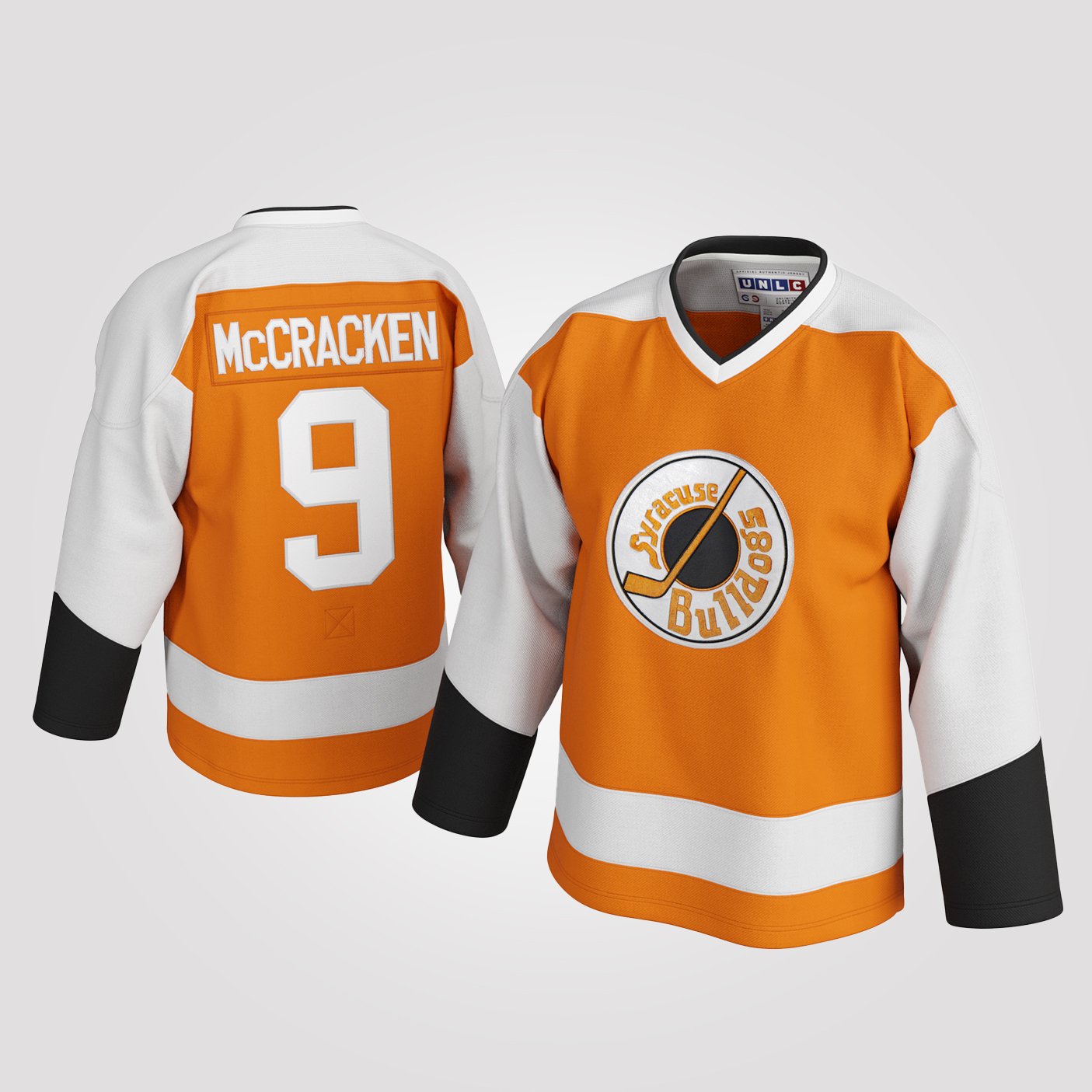 Tim Dr. Hook McCracken #9 Slapshot Syracuse Bulldogs