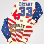 McDonald's All American Kobe Bryant #33 White Varsity Jacket