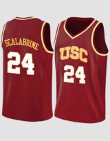 Brian Scalabrine #24 USC College Basketball Jersey