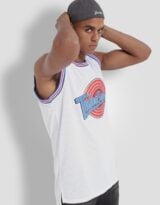 Customized White Tune Squad Basketball Jersey