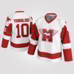 Dean Youngblood #10 Mustangs Hockey Jersey