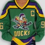 YOUTH Charlie Conway #96 Mighty Ducks Hockey Jersey