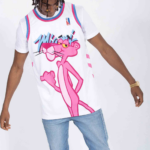 Miami X Pink Panther #3 Basketball Jersey