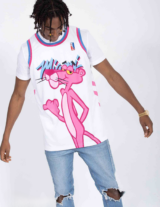 Miami X Pink Panther #3 Basketball Jersey