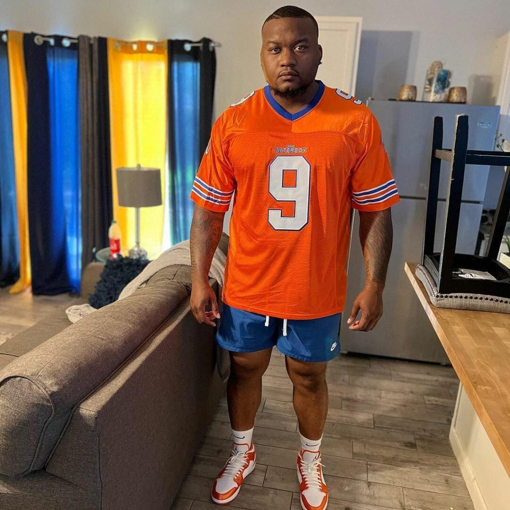 Bobby Boucher #9 Mud Dogs Football Jersey photo review