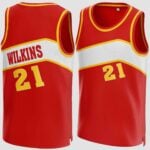 Dominique Wilkins #21 Basketball Jersey