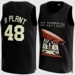 Led Zeppelin Mothership #48 Basketball Jersey