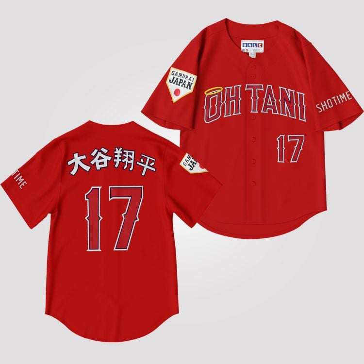 ポ*す様 OHTANI Angels ユニフォーム 17番 Ohtani Japan Jersey #17 Shotime Black | 99Jersey