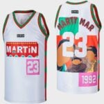 Martin Payne Lawrence White #23 Basketball Jersey