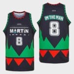 Martin Payne Lawrence Black #8 Basketball Jersey