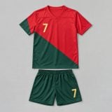 Youth Cristiano Ronaldo Portugal #7 Football Jersey
