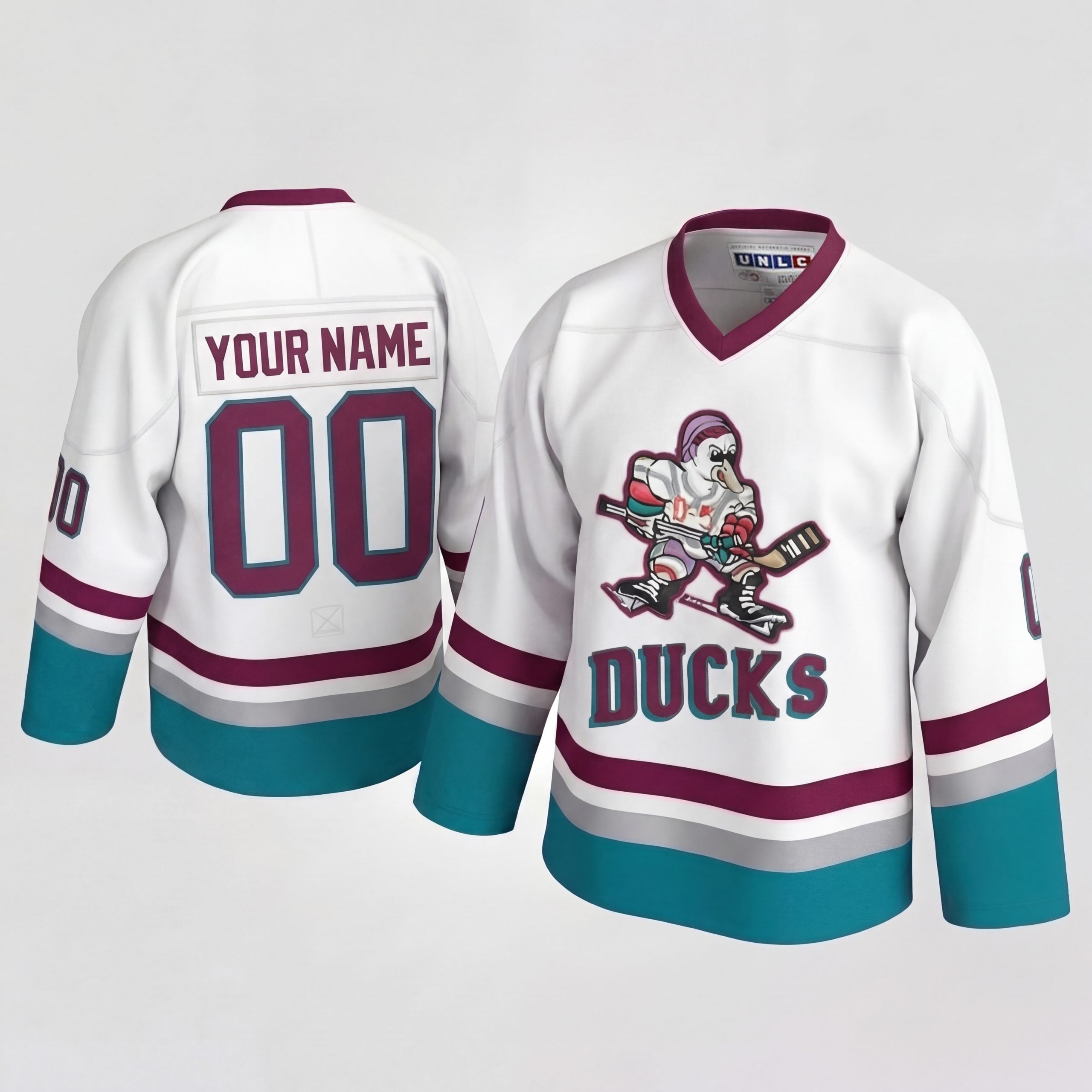 Customized Mighty Ducks Hockey Jersey - Image 3