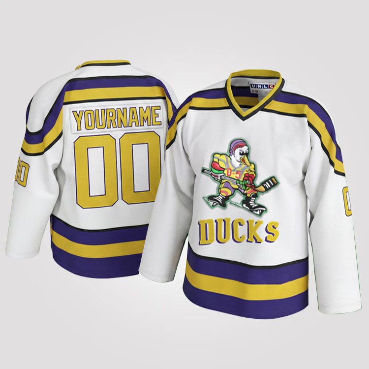 Customized Mighty Ducks Hockey Jersey - Image 4