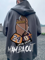 R.I.P. Mamba OUT Zip up Hooded Sweatshirt