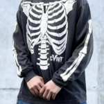 Saint Michael Skeleton Crewneck Sweatshirt