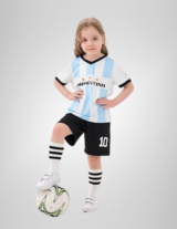 NATIONAL PRIDE Argentina Youth Soccer Practice Jersey