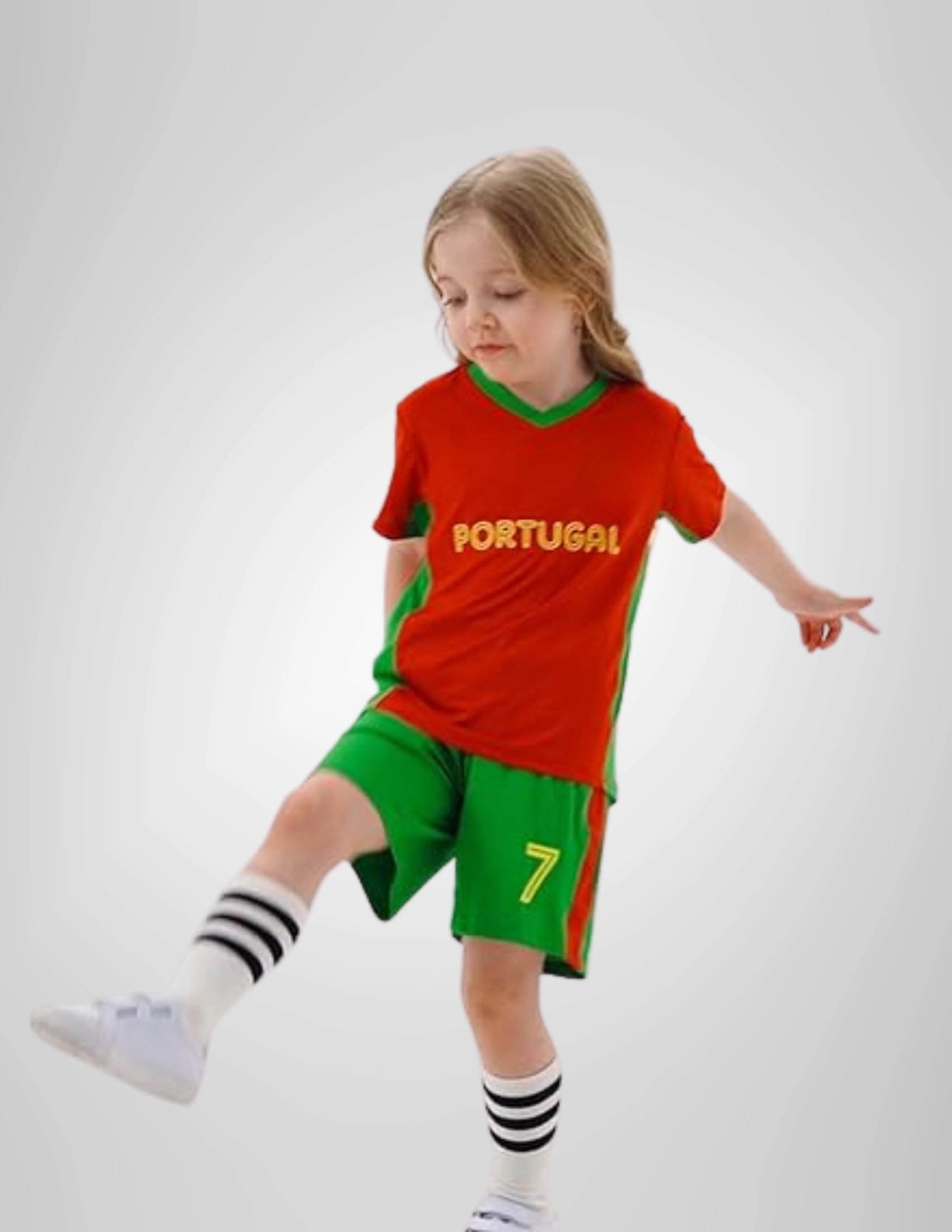 NATIONAL PRIDE Portugal Youth Soccer Practice Jersey