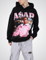 A$AP ROCKY Hip Hop Graphic Pullover Hoodie