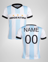 NATIONAL PRIDE Customized Argentina Youth Soccer Practice Jersey