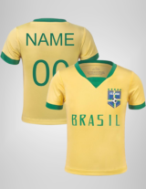NATIONAL PRIDE Customized Brasil Youth Soccer Practice Jersey
