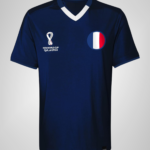 France Navy Classic Short Sleeve Soccer Jersey