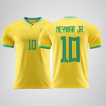 Neymar Jr. #10 Brazil Home Soccer Jersey