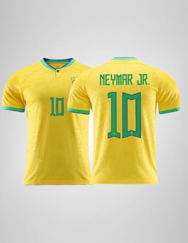 Neymar Jr. #10 Brazil Home Soccer Jersey