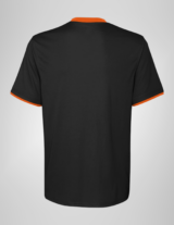 Netherlands Black Classic Short Sleeve Blank Soccer Jersey