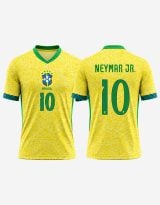 Neymar Jr. #10 Brazil Home Soccer Jersey