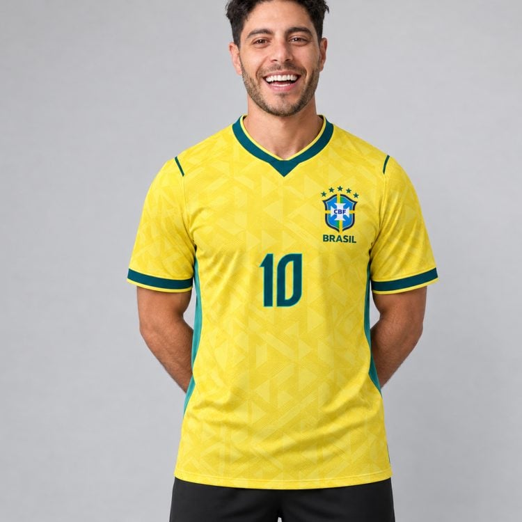 Neymar Brazil Jersey, #10 Home Yellow | 99Jersey