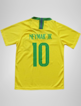 Neymar Jr. Youth #10 Brazil Home Soccer Jersey