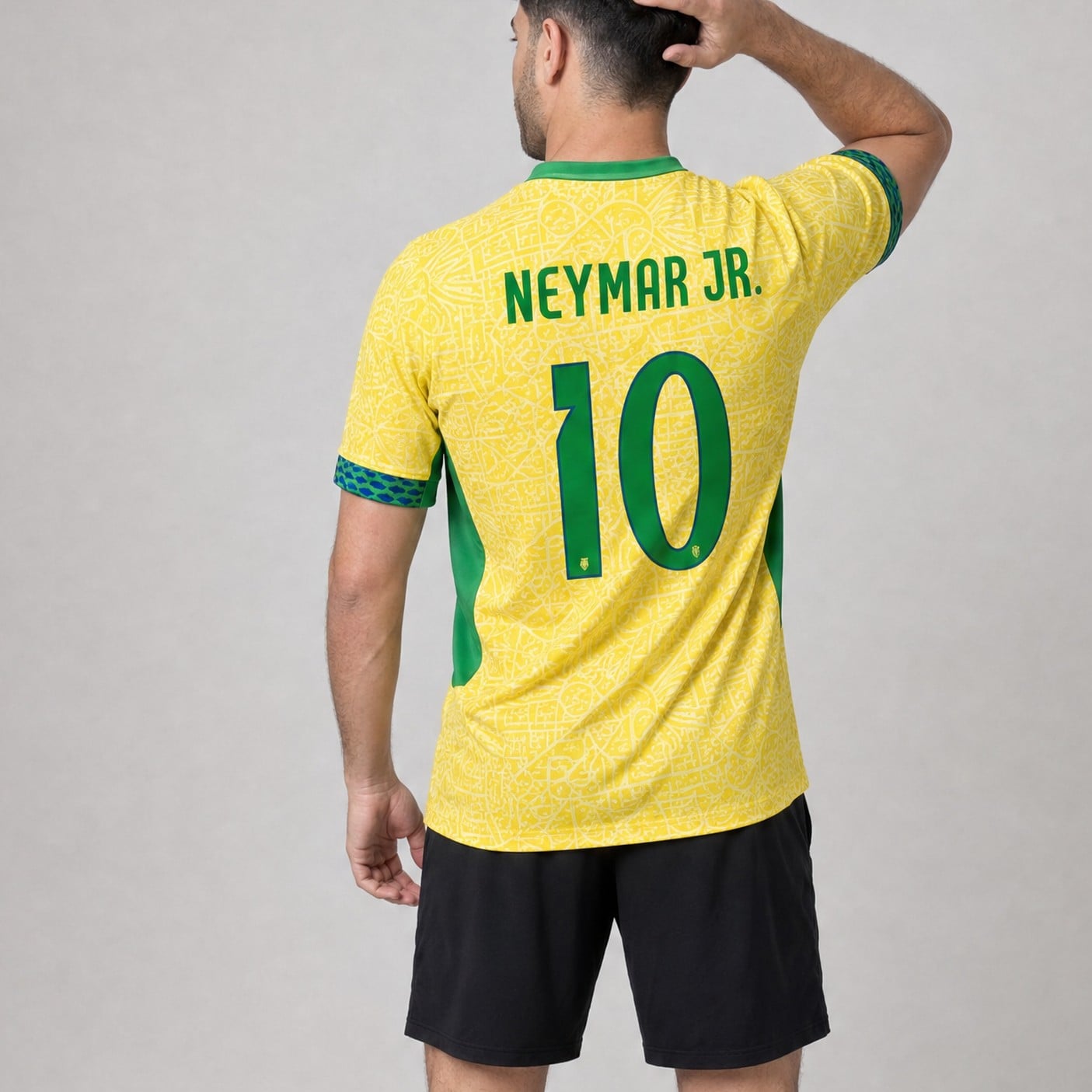 Neymar Brazil Jersey, #10 Home Yellow | 99Jersey