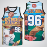 Loc Dog #96 Don’t Be a Menace In the Hood Movie Basketball Jersey