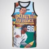 Loc Dog #96 Don’t Be a Menace In the Hood Movie Basketball Jersey