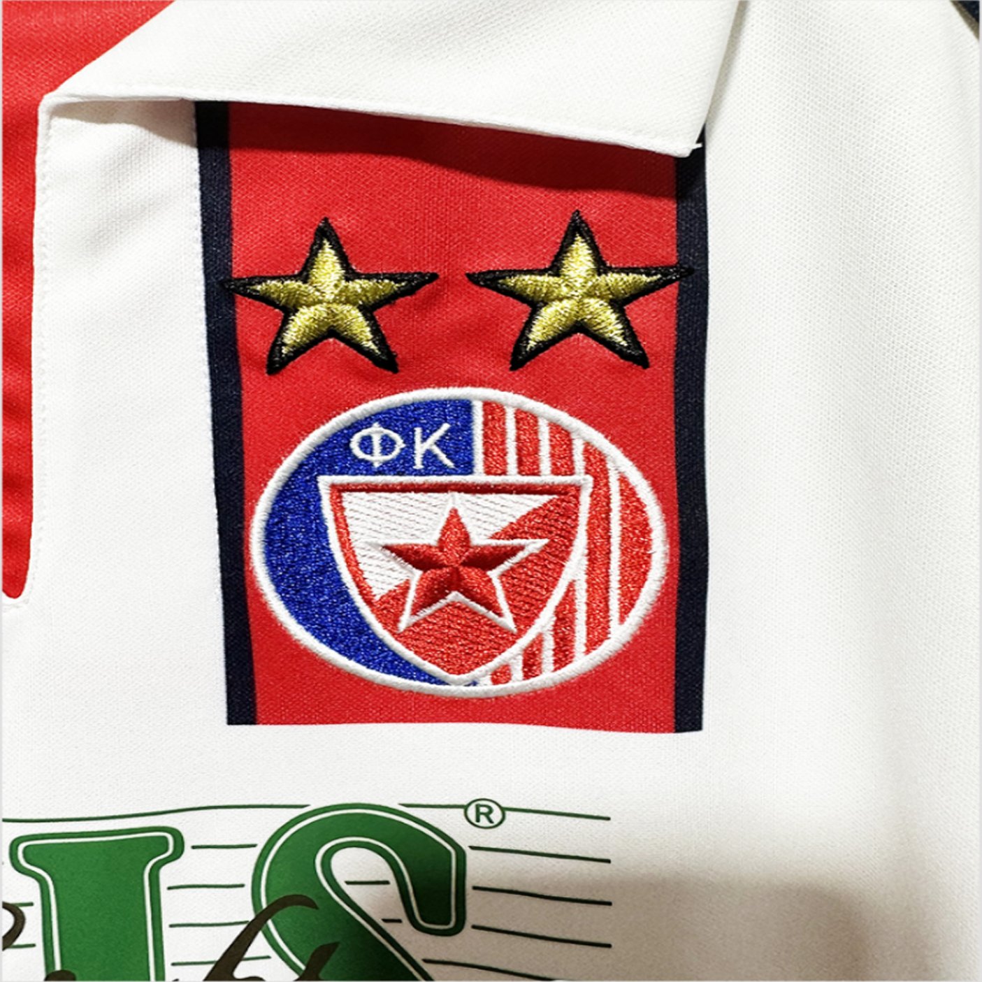 Red Star Belgrade 1999-01 Away Long Sleeve Jersey