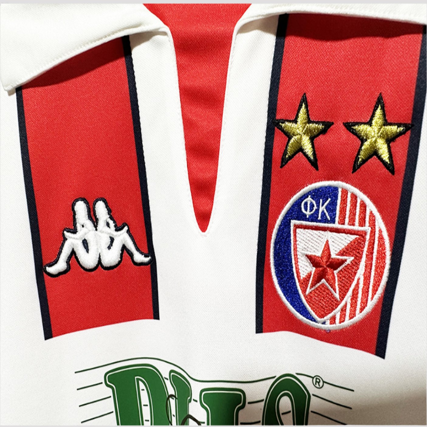 Red Star Belgrade 1999-01 Away Long Sleeve Jersey