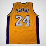 Facsimile Autographed Kobe Bryant #24 Los Angeles Basketball Jersey