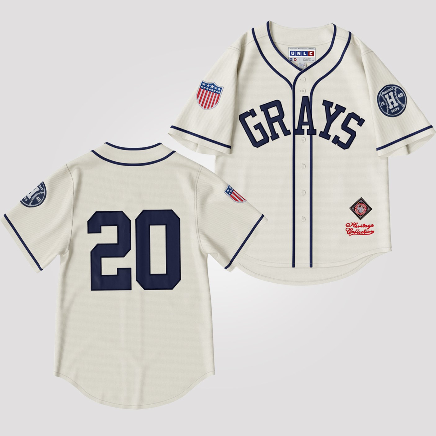 Josh Gibson #20 Grays Heritage Jersey