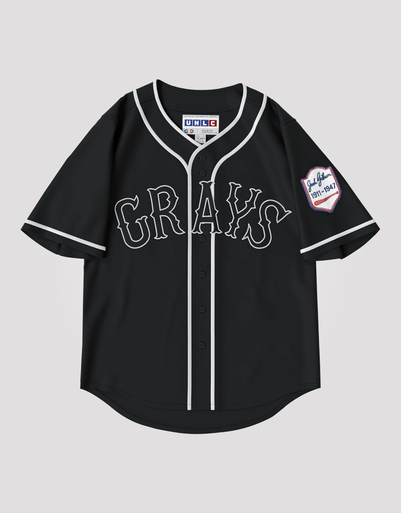 Josh Gibson #20 Grays Black Baseball Jersey