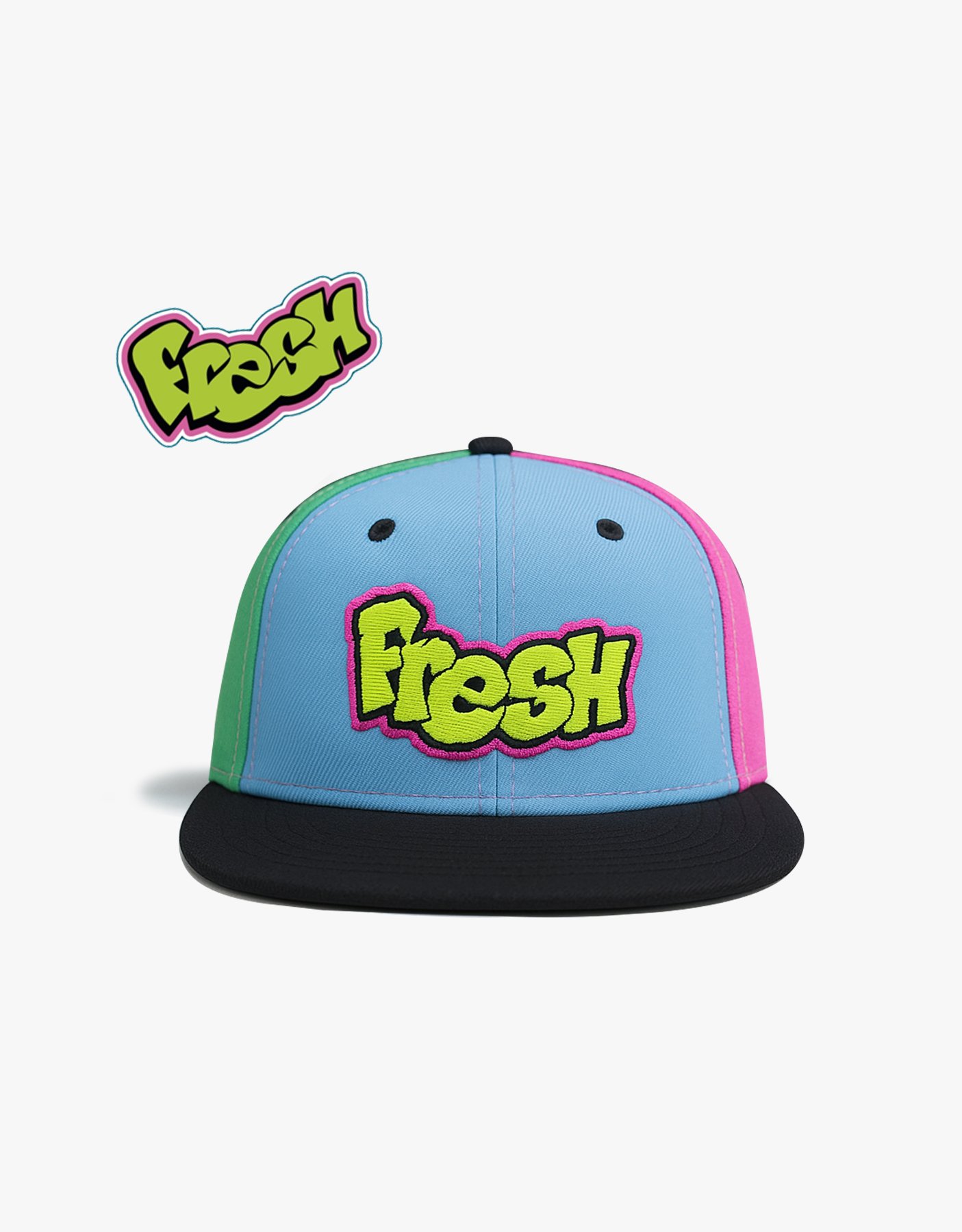 Fresh Prince Fitted Blue Hat