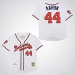 Hank Aaron #44 Braves Baseball Jersey