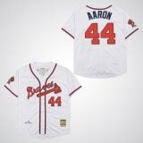Hank Aaron #44 Braves Baseball Jersey