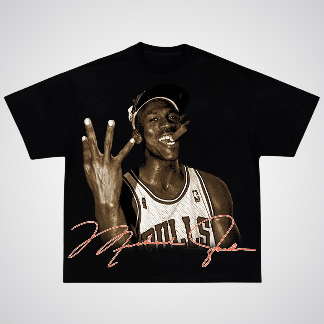 Michael Jordan "4th Championship Celebration" T-Shirt
