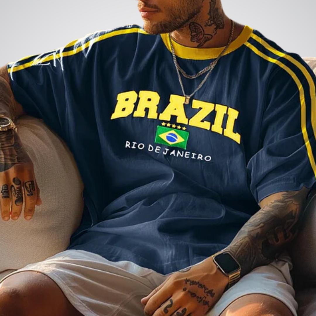 Brazil Rio de Janeiro Heritage T-Shirt 99Jersey Where Legends