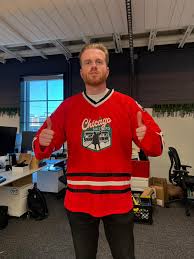Cousin Eddie #2 Chicago Shitters Christmas Vacation Style Hockey Jersey photo review