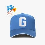 Josh Gibson “G” Adjustable Home Run Strapback Hat Blue Baseball Cap