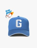 Josh Gibson “G” Adjustable Home Run Strapback Hat Blue Baseball Cap