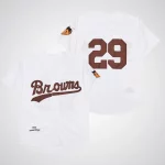 Satchel Paige #29 St. Louis Browns Baseball Jersey
